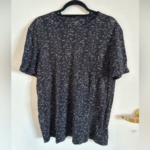 Men’s AllSaints Abstract Floral Tee Size Large